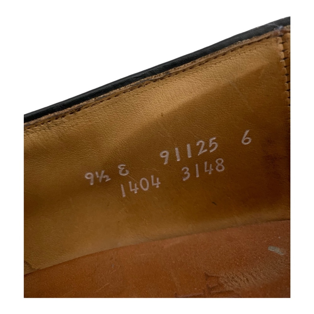 Allen Edmonds Arlington Black Leather Shoes Sz 9 1/2 - Picture 8 of 9